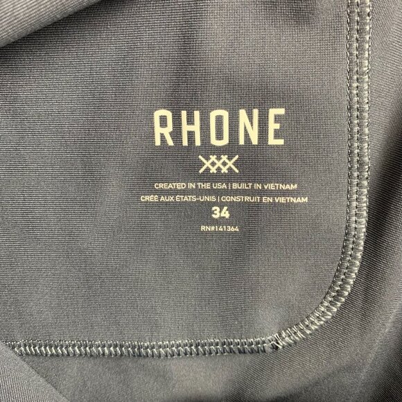 Rhone Mens Commuter Pant Slim 34x32 Iron Gray Chino Tapered Stretch Performance - Picture 7 of 14